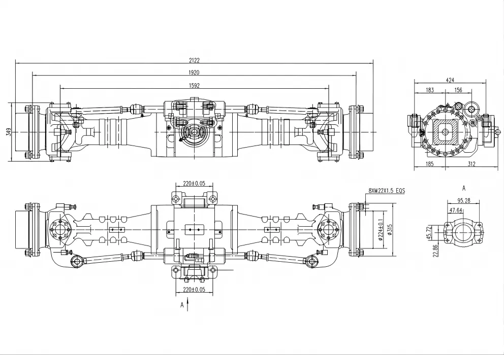 Поворотный приводной мост LTG27R Поворотный приводной мост LTG27R
