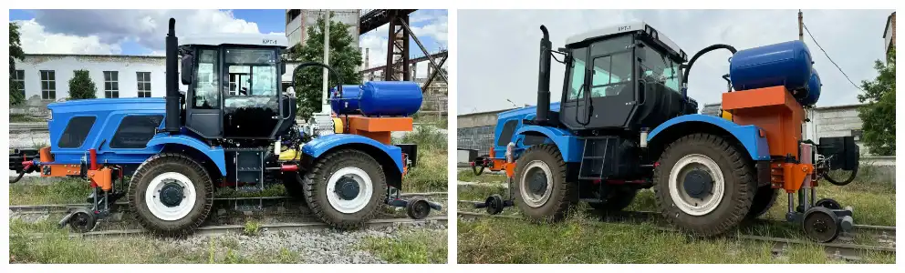 The Shandong Lutong LT58 wheel-rail tractor's drive axle allows Russian equipment manufacturer KPT to modernize its shunting systems on railways.