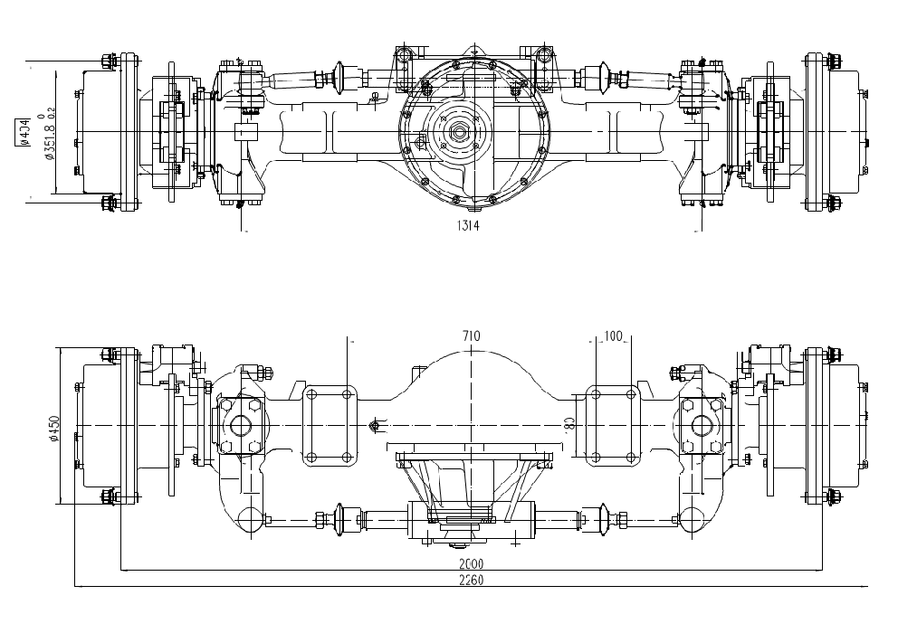 Ось рулевого управления WZL130 Ось рулевого управления WZL130