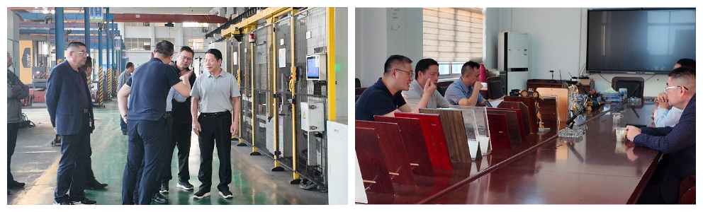 Hangzhou Gear visited the factory to discuss the production technology of drive axles for construction equipment. Hangzhou Gear visited the factory to discuss the production technology of drive axles for construction equipment.