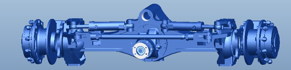 передний мост колесного экскаватора WZL100Q