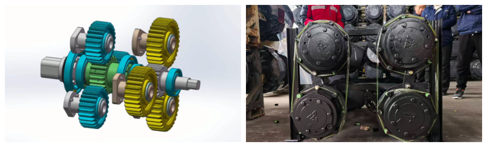 Ведущий мост трактора малой мощности WL50