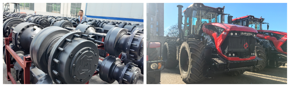 Ведущий мост трактора Shandong Lutong × Xuzhou KR LT400 расширяет возможности сочлененного трактора Ведущий мост трактора Shandong Lutong × Xuzhou KR LT400 расширяет возможности сочлененного трактора
