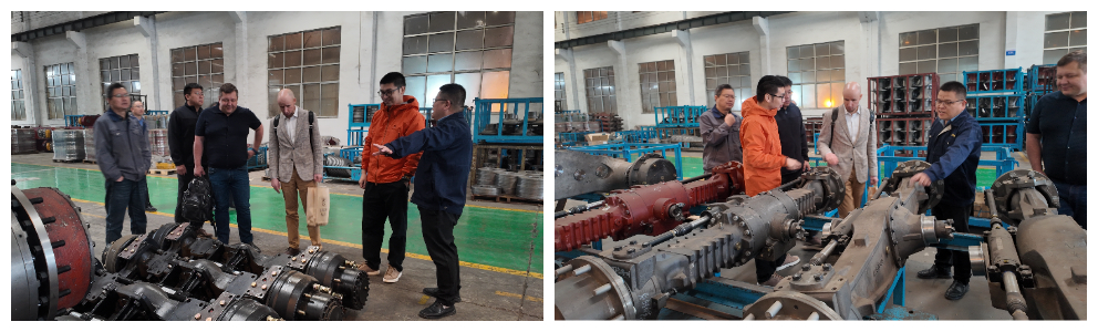 Российские заказчики посетили наш завод, чтобы лично осмотреть и оценить прочность мост экскаватор погрузчик Российские заказчики посетили наш завод, чтобы лично осмотреть и оценить прочность мост экскаватор погрузчик