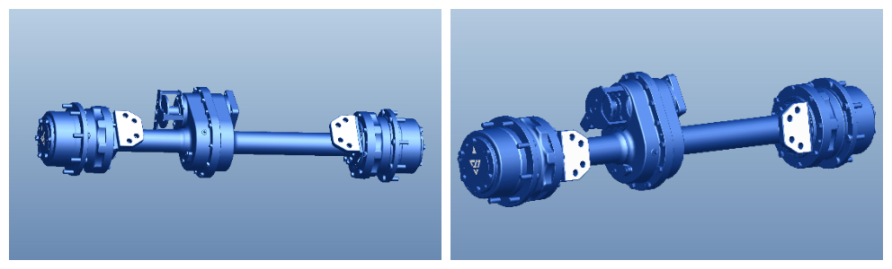 Ведущий мост трактора малой мощности WL50