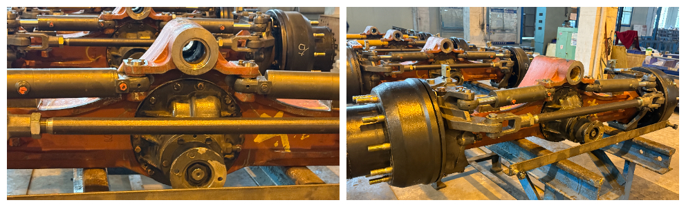 передний мост колесного экскаватора WZL100Q