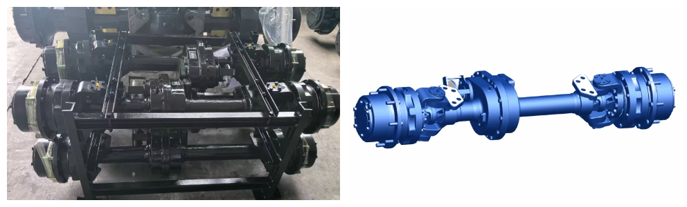 Передний ведущий мост трактора Передний ведущий мост трактора