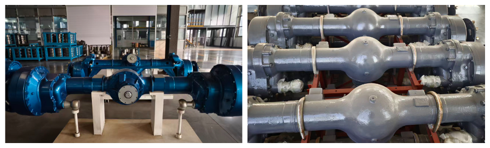 Средне-задний ведущий мост грейдера Средне-задний ведущий мост грейдера