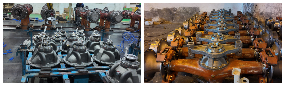 поворотный мост погрузчика грузоподъемностью 5 тонн