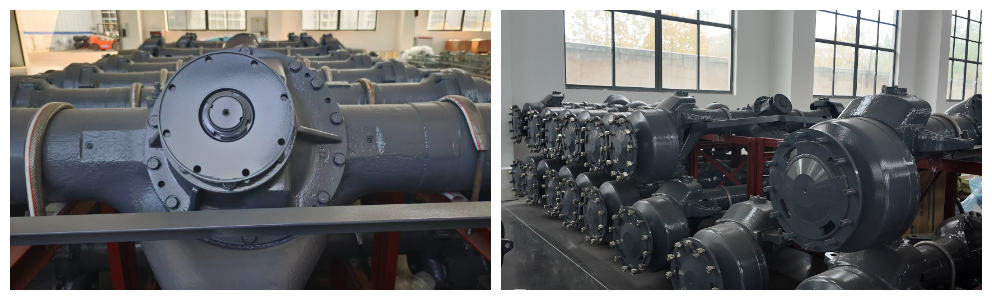 Передний управляемый ведущий мост для грейдера