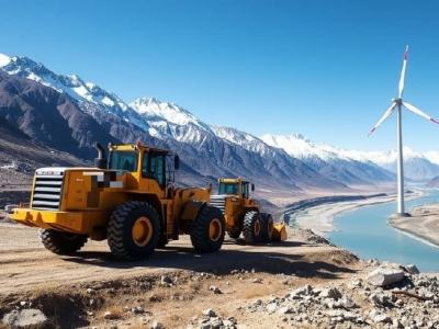 Drive axle withstands harsh high altitude tests with flying colors as loaders confidently operate at the forefront of wind power development in Yarlung Tsangpo Valley