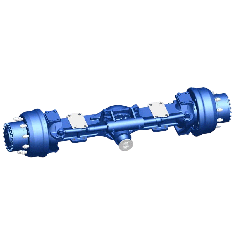 Drive axle for a 12-ton wheeled excavator