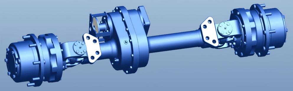 Передний ведущий мост трактора Передний ведущий мост трактора