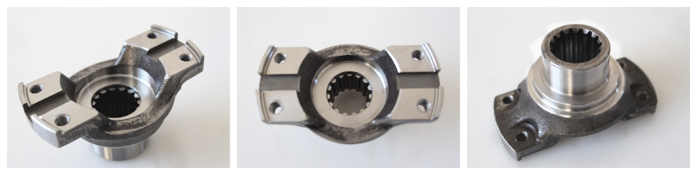 Фасонные фланцы с внутренними шлицами и торцевыми шпоночными пазами