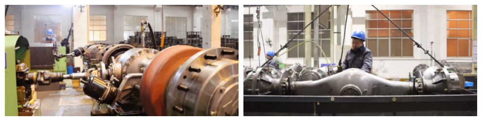 Ведущий мост Shandong Lutong поставляется на экспорт большими партиями, что обеспечивает двойное повышение качества и прочности