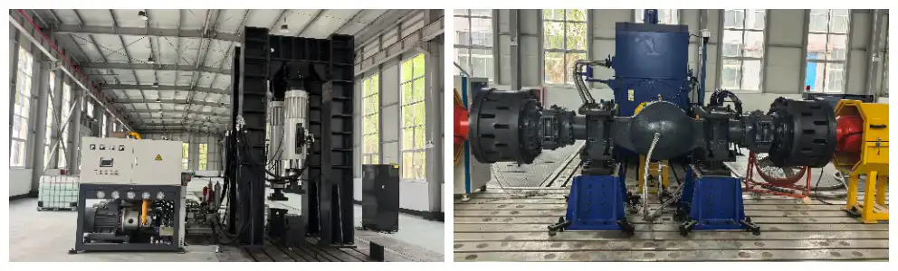 The drive axle of the Shandong Lutong × Xuzhou KR LT400 tractor expands the capabilities of the articulated tractor The drive axle of the Shandong Lutong × Xuzhou KR LT400 tractor expands the capabilities of the articulated tractor