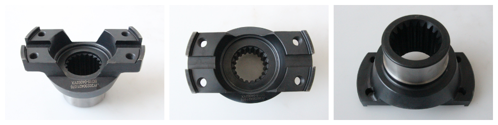 Фасонные фланцы с внутренними шлицами и торцевыми шпоночными пазами