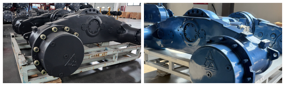 Conquer the highest power: the high-performance drive axle, specially developed for forestry machines, has been officially tested