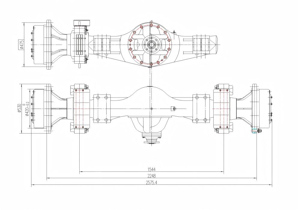 SHANDONG LUTONG introduces dual-series drive axles for forklifts, providing highly efficient and reliable power support SHANDONG LUTONG introduces dual-series drive axles for forklifts, providing highly efficient and reliable power support