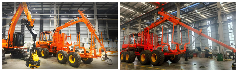 Тандемные мосты Shandong Lutong повышают эффективность лесозаготовительных машин Jiangsu Ailin