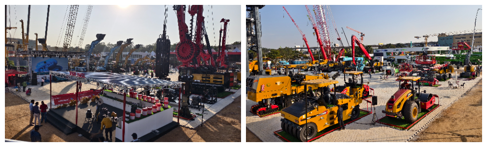 Shandong Lutong participated in the Indian Construction Machinery Exhibition, and its high-quality drive axle attracted attention.