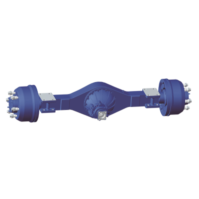 Rear axle for 6.5 ton wheeled excavator