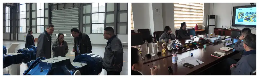 ลูกค้าชาวตุรกีเยี่ยมชมโรงงาน Shandong Lutong เพื่อตรวจสอบและเจรจา สำรวจโอกาสใหม่ในการร่วมมือด้านเพลาขับ.jpg