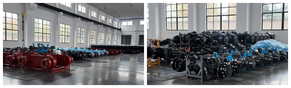 Ведущий мост Shandong Lutong поставляется на экспорт большими партиями, что обеспечивает двойное повышение качества и прочности