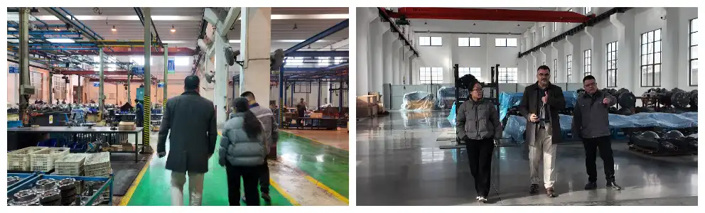 ลูกค้าชาวตุรกีเยี่ยมชมโรงงาน Shandong Lutong เพื่อตรวจสอบและเจรจา สำรวจโอกาสใหม่ในการร่วมมือด้านเพลาขับ (ไฟล์ jpg)