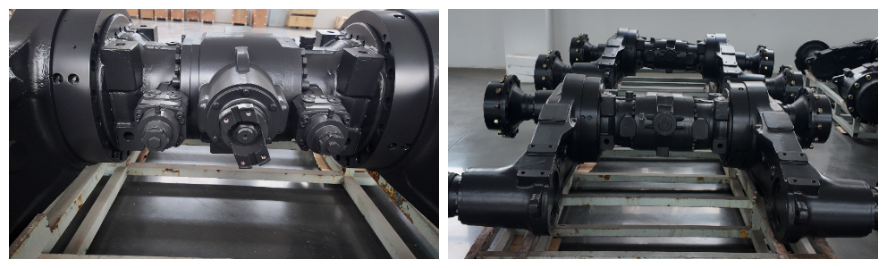 Conquer the highest power: the high-performance drive axle, specially designed for forestry machines, has been officially tested