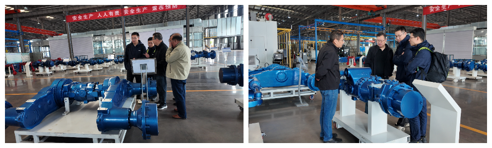 Компания Sunward Intelligent Equipment Co., Ltd.посетила Shandong Lutong для изучения возможностей углубленного сотрудничества в области ведущих мостов