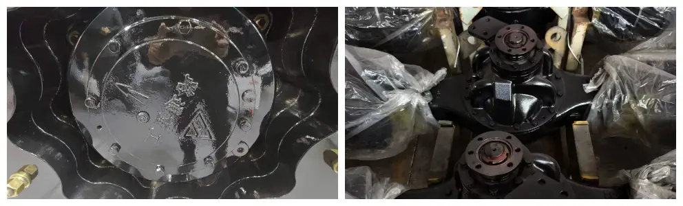 The drive axle of the Shandong Lutong × Xuzhou KR LT400 tractor expands the capabilities of the articulated tractor The drive axle of the Shandong Lutong × Xuzhou KR LT400 tractor expands the capabilities of the articulated tractor