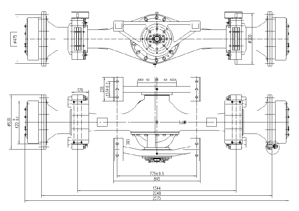 SHANDONG LUTONG introduces dual-series drive axles for forklifts, providing highly efficient and reliable power support SHANDONG LUTONG introduces dual-series drive axles for forklifts, providing highly efficient and reliable power support