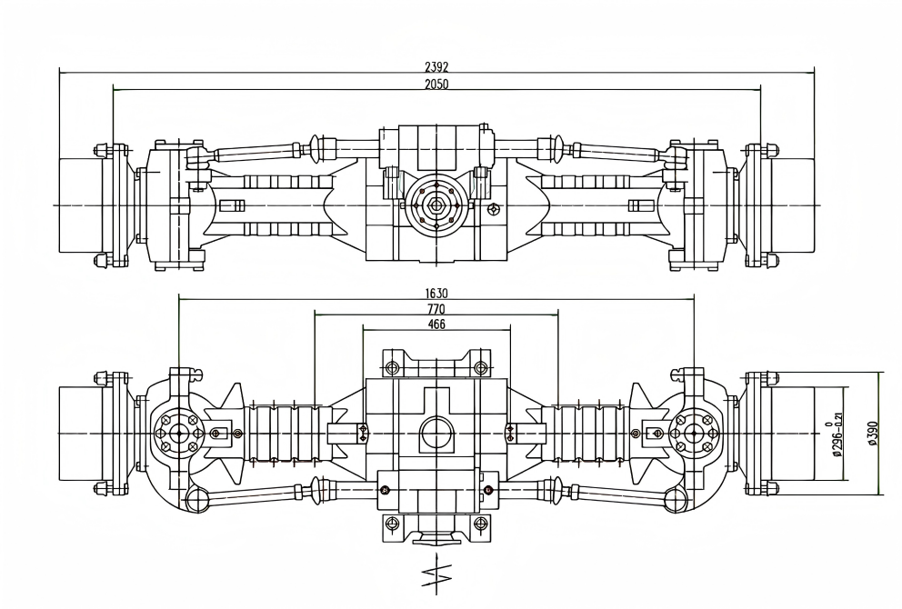 Wheeled Wet Spray Machine Drive Shaft Wheeled Wet Spray Machine Drive Shaft