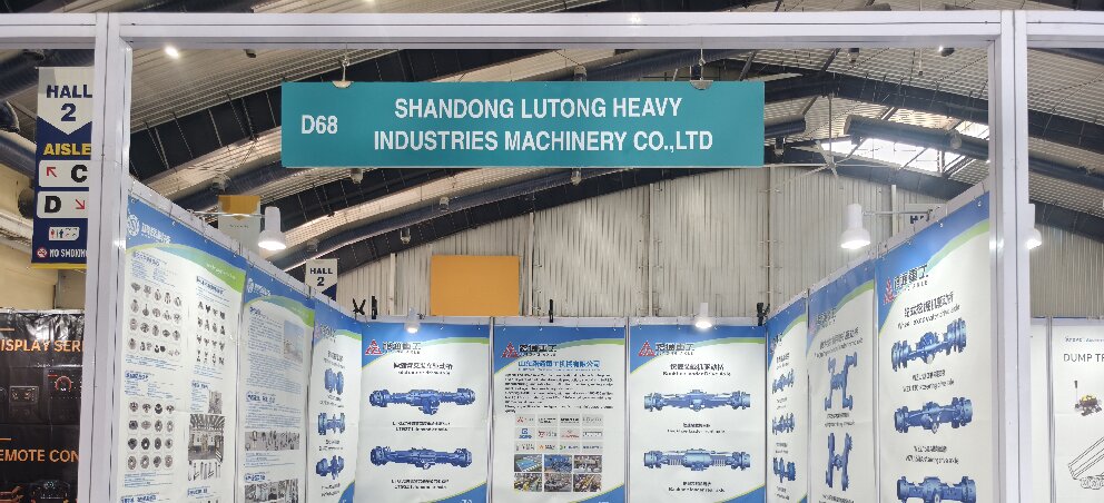 Shandong Lutong participated in the Indian Construction Machinery Exhibition, and its high-quality drive axle attracted attention.