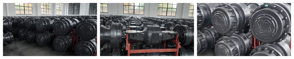 Ведущий мост Shandong Lutong поставляется на экспорт большими партиями, что обеспечивает двойное повышение качества и прочности