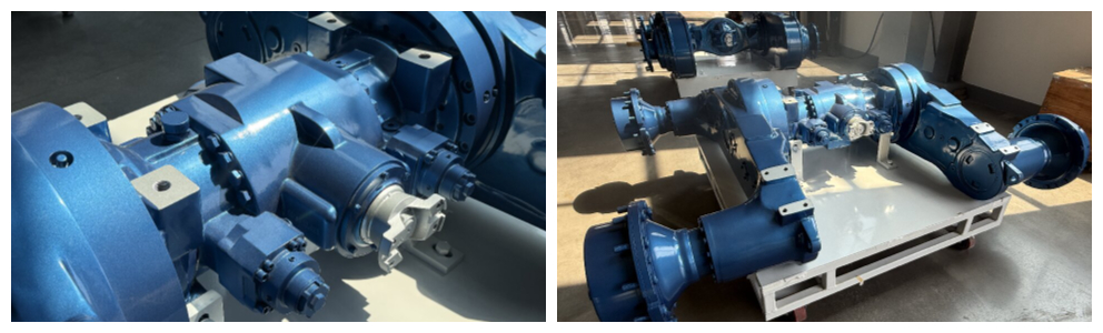 Conquer the highest power: the high-performance drive axle, specially designed for forestry machines, has been officially tested