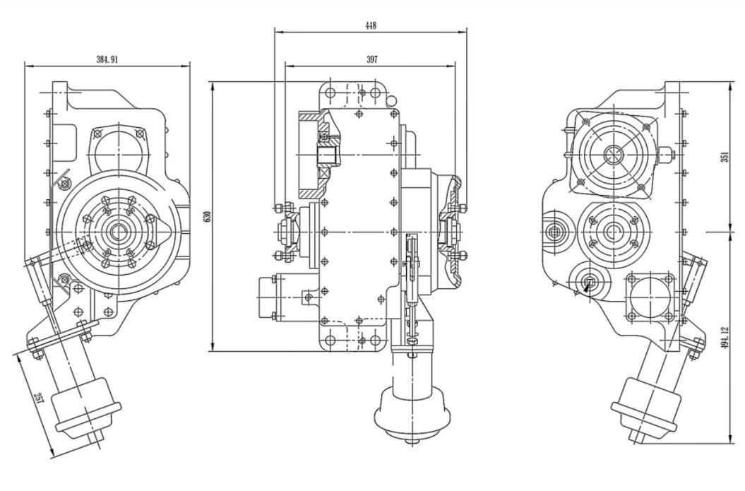 Wheel excavator gearbox Wheel excavator gearbox