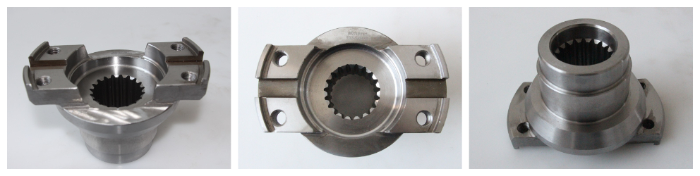 Фасонные фланцы с внутренними шлицами и торцевыми шпоночными пазами