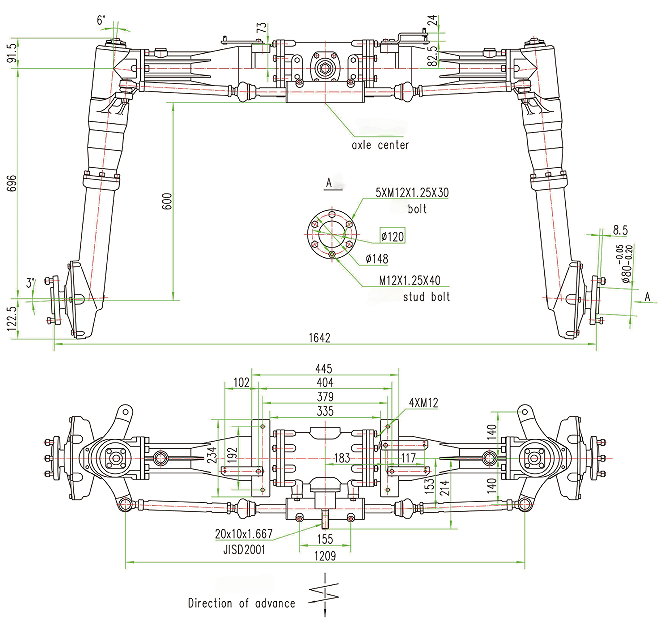 rear drive axle rear drive axle