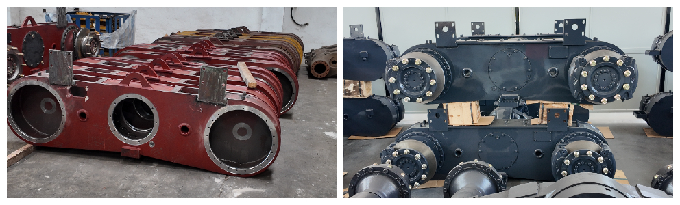 Liugong motor grader is equipped with Shandong Lutong 180 horsepower grader drive axle, and its stable quality is recognized by the global market. Liugong motor grader is equipped with Shandong Lutong 180 horsepower grader drive axle, and its stable quality is recognized by the global market.