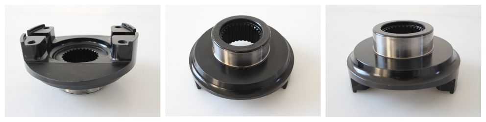 Фасонные фланцы с внутренними шлицами и торцевыми шпоночными пазами