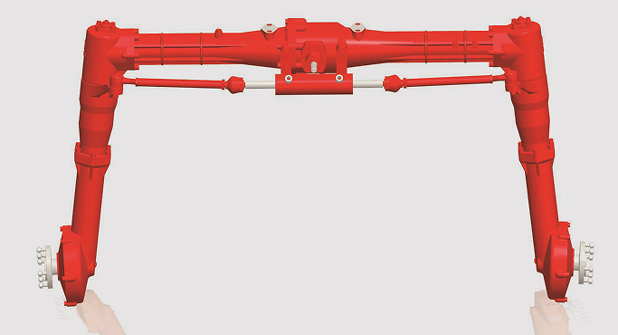 The rear axle of the sprayer is 25 hp The rear axle of the sprayer is 25 hp