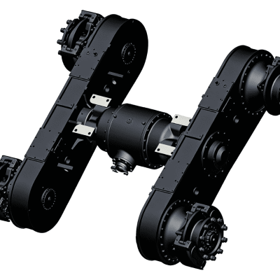 Drive axle of the PY180 grader